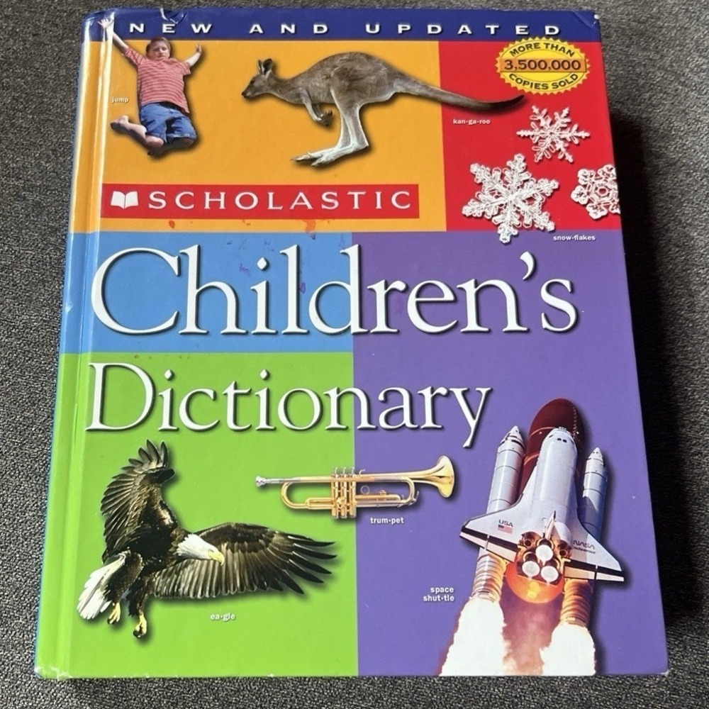 Scholastic Children's Dictionary Kids OS Multi-Color Updated Reference Book